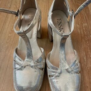 Silver Women's Heels